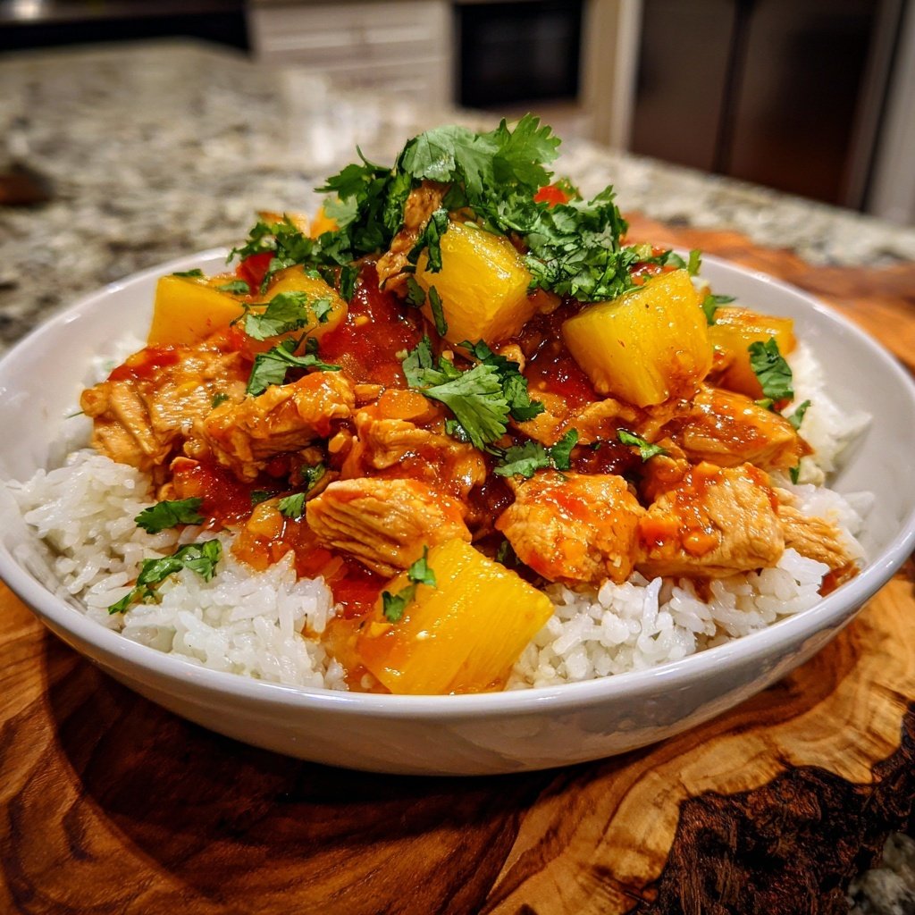 Sweet Pineapple Chicken Bowl