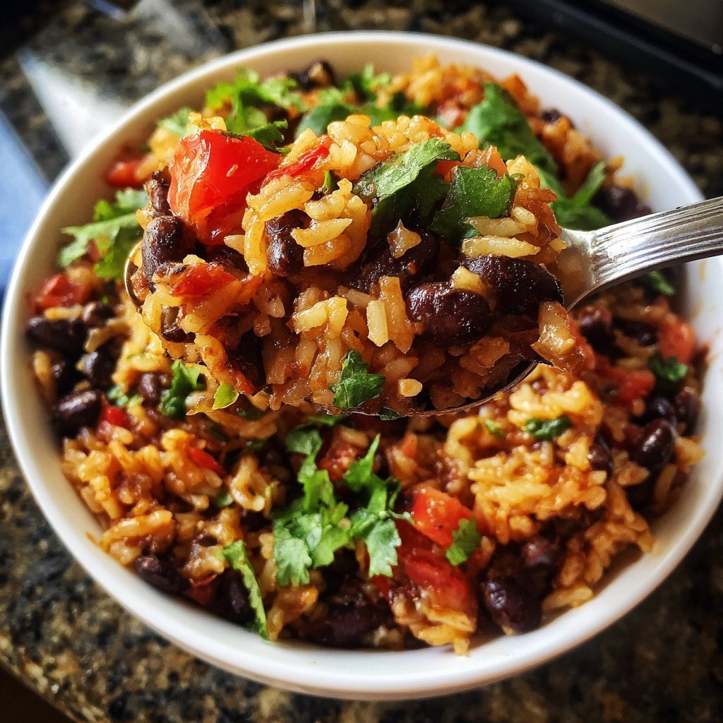 Jamaican Black Bean and Rice Bowl