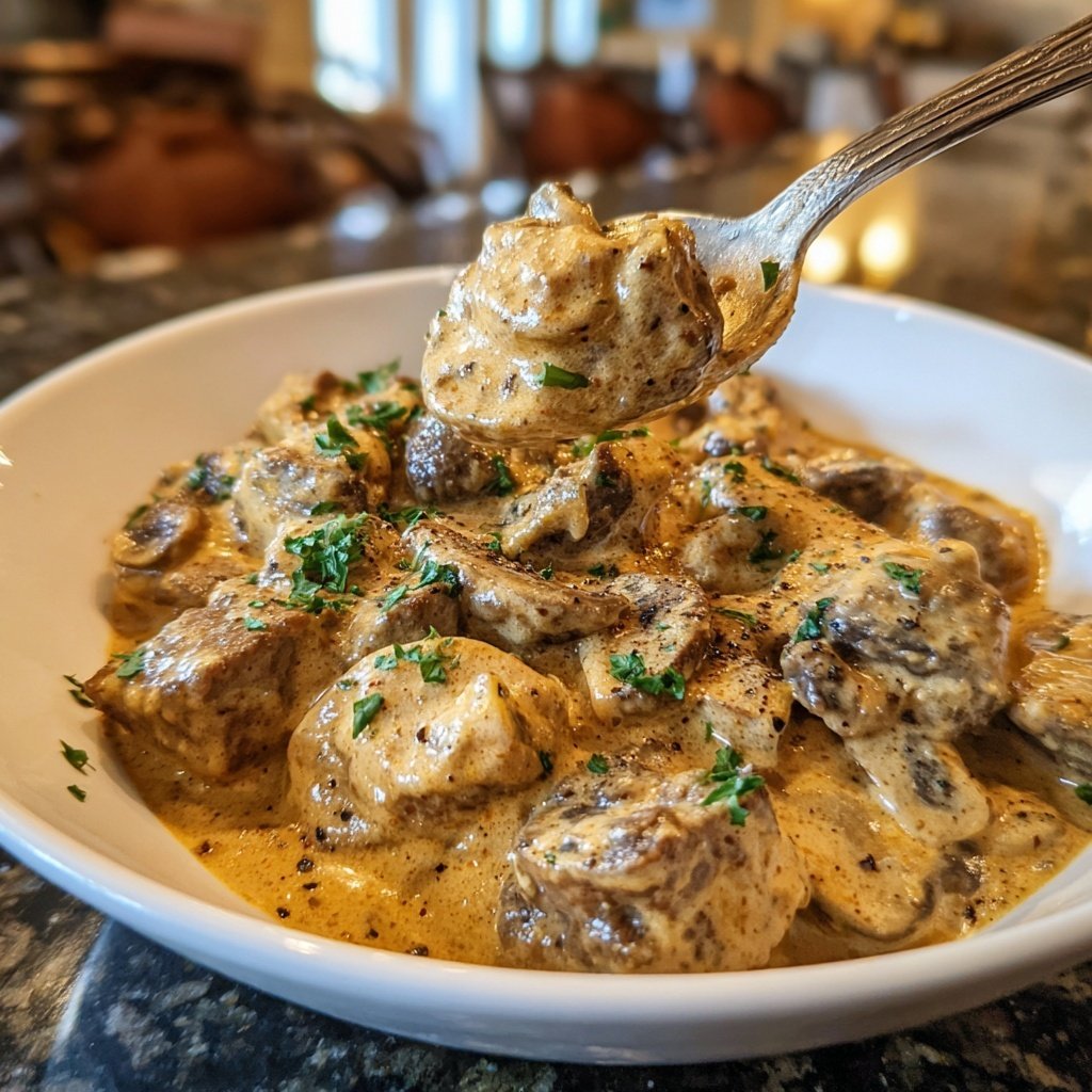 Comfort Food Beef Stroganoff