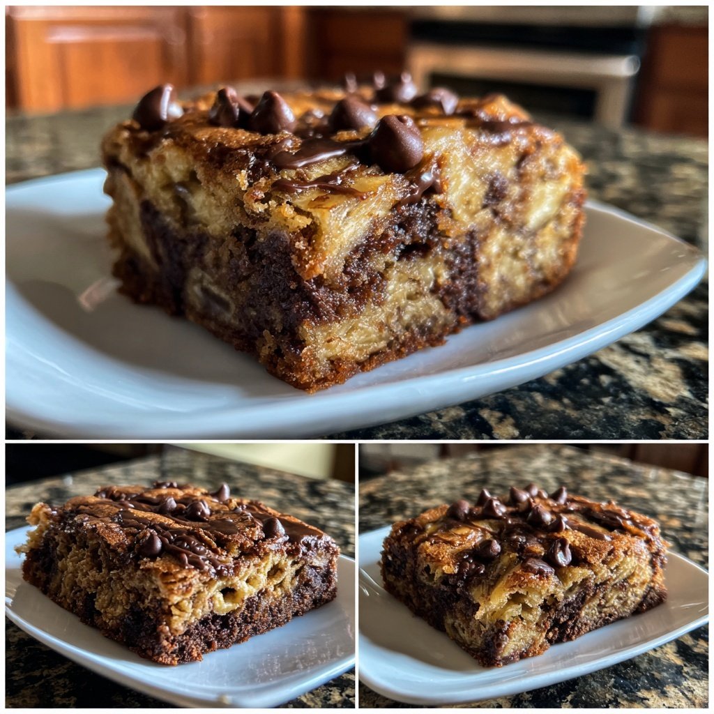 Cottage Cheese Brownies with Banana