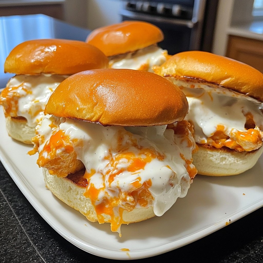 Buffalo Chicken Sliders