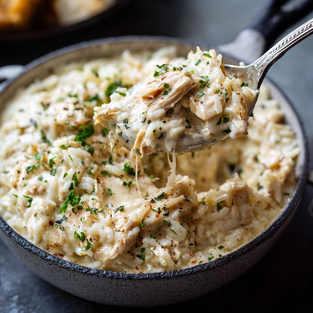 Creamy One Pot Chicken And Rice