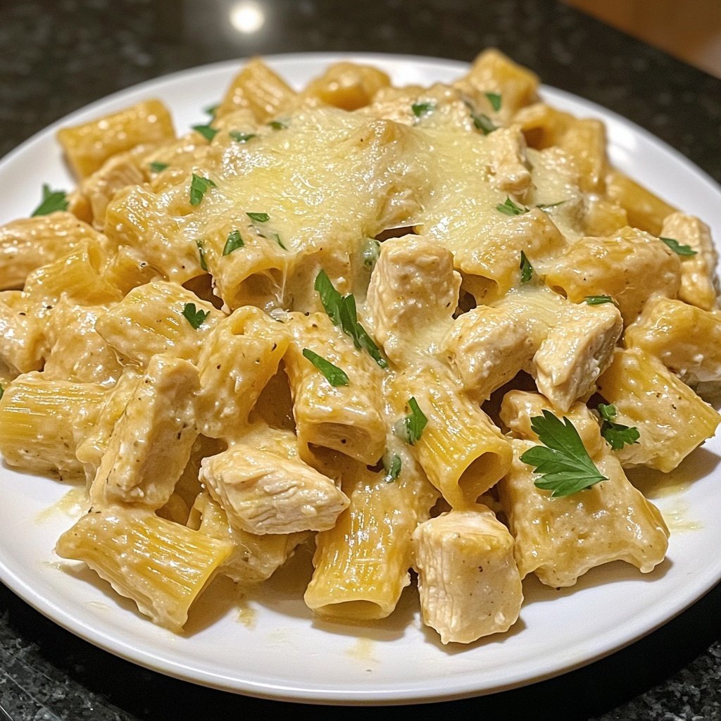 Easy Parmesan Chicken Pasta